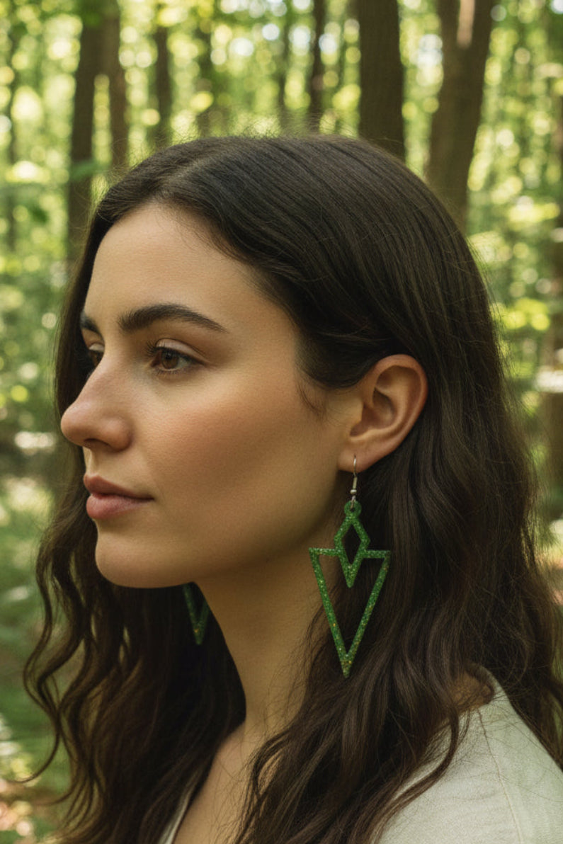Tribal Arrowhead Earrings