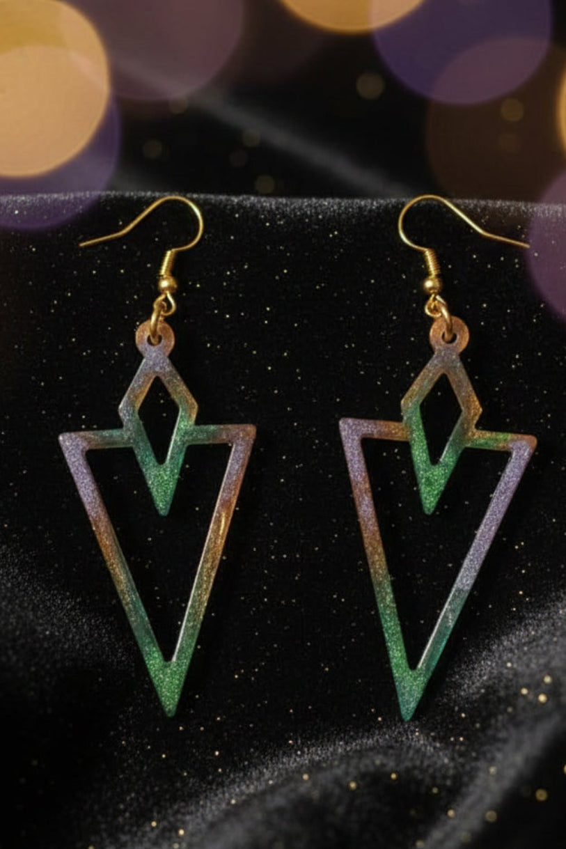 Tribal Arrowhead Earrings